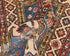 2x3 Blue Kazak Afghan Hand Knotted Wool Area Rug